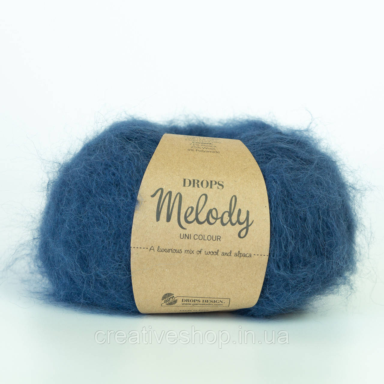 Пряжа Drops Melody (колір 28 navy blue), фото 1