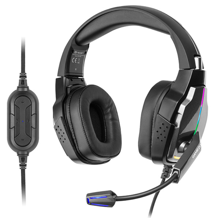 Навушники для ПК з об'ємним звуком Tracer GAMEZONE Hydra PRO RGB 7.1 (TRASLU46955)
