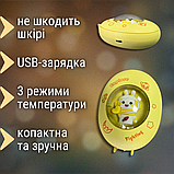 Грілка для рук багаторазова від usb дитяча у вигляді іграшки електрична акумуляторна Hechpro (hot1), фото 3