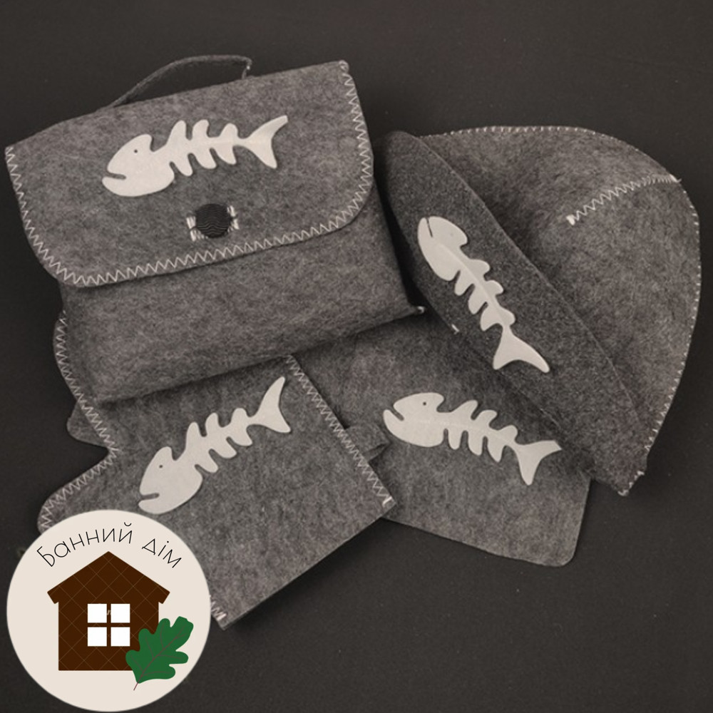 Чоловічий набір «Рибалка» напівшерсть, фото 1