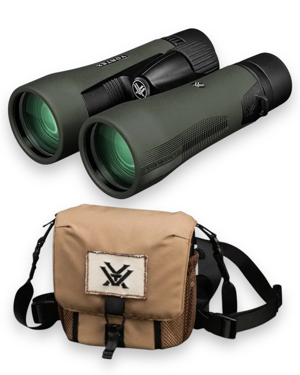 Професійний бінокль Vortex Diamondback HD-оптика 10x50 з нагрудною сумкою