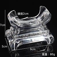 Підставка стійка демонстративна під браслет і годинник пластик акрил прозорий розмір 7х5х9 см