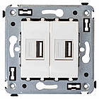 USB Розетка 2,1А білий [4400543] ДКС Avanti