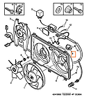Резистор вентилятора радіатора Fiat Ducato 230, Peugeot Boxer, Citroen Jumper (1994-2002), 51736821, 126717, фото 5