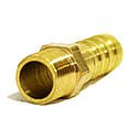Штуцер перехідник Valve J.G. 1/8 дюйма зовнішнє різьблення х М8 мм латунь, фото 2