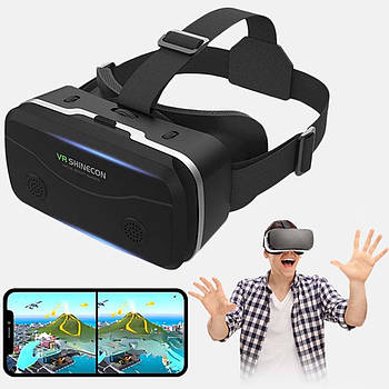 Окуляри віртуальної реальності 4,5-7", 3D, VR SC-G15 / VR окуляри для телефону / 3Д окуляри / ВР окуляри