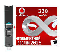 USB модем/роутер WI-FI 3G/4G LTE modem 3 в 1 +Антенна 4db+Подарок-Безлимитный пакет Водафон интернет