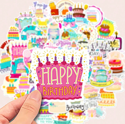 Наліпки "Happy Birthday"