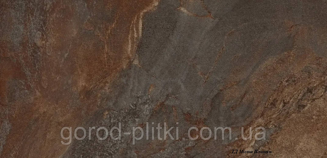 Плитка 60х120 - керамограніт Moderna Brown F P 600x1200x8 R Nat 1, фото 1