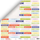 Набір двостороннього паперу 30х30см від Scrapmir "Birthday Party" 10 аркушів SM2200011, фото 4