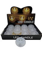 Свичка кругла Led 4*6 см.