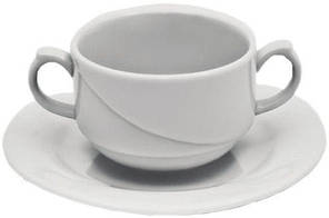 Бульйонниця з блюдцем (250мл) Laura