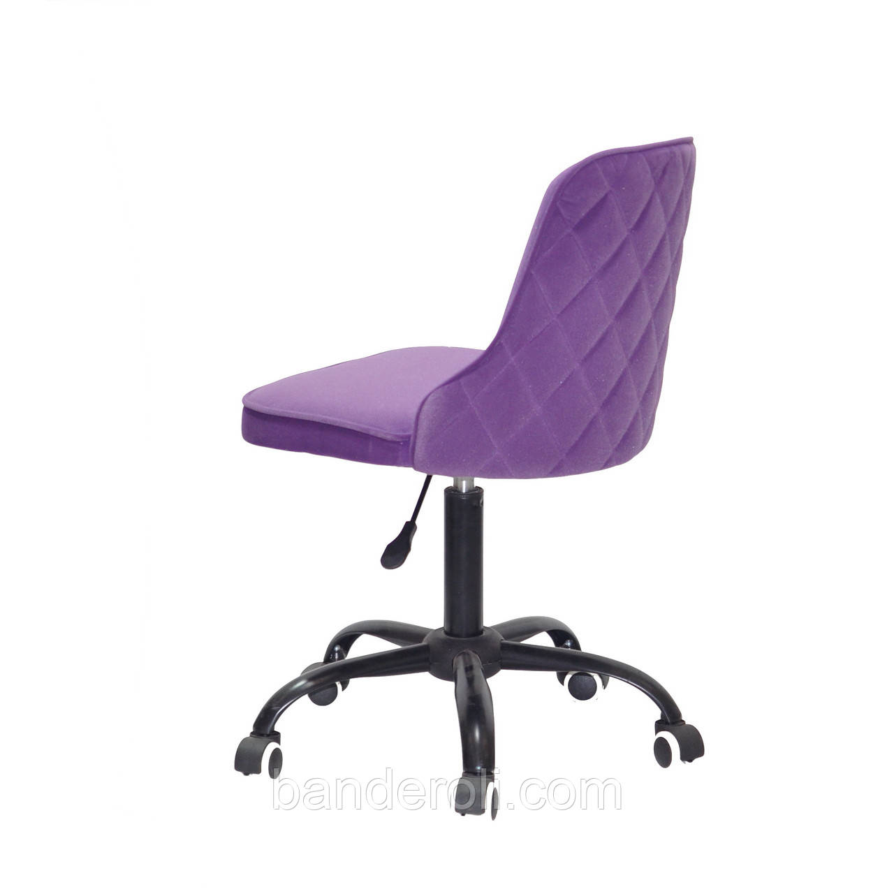 Крісло Adam BK-office оксамит пурпуровий B-1013, фото 1