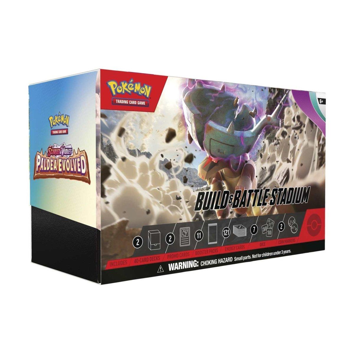 Pokemon TCG Колекційна карткова гра SV02 Paldea Evolved Build & Battle Stadium