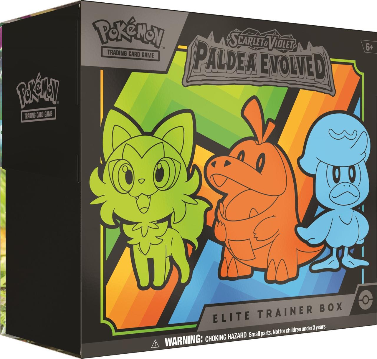 Pokemon TCG Колекційна карткова гра SV02 Paldea Evolved Elite Trainer Box