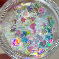 Місячний декор для дизайну нігтів серця