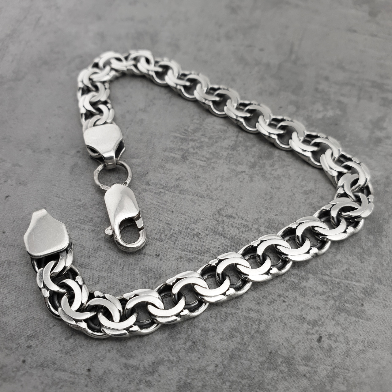 ЧОЛОВІЧИЙ СРІБНИЙ БРАСЛЕТ