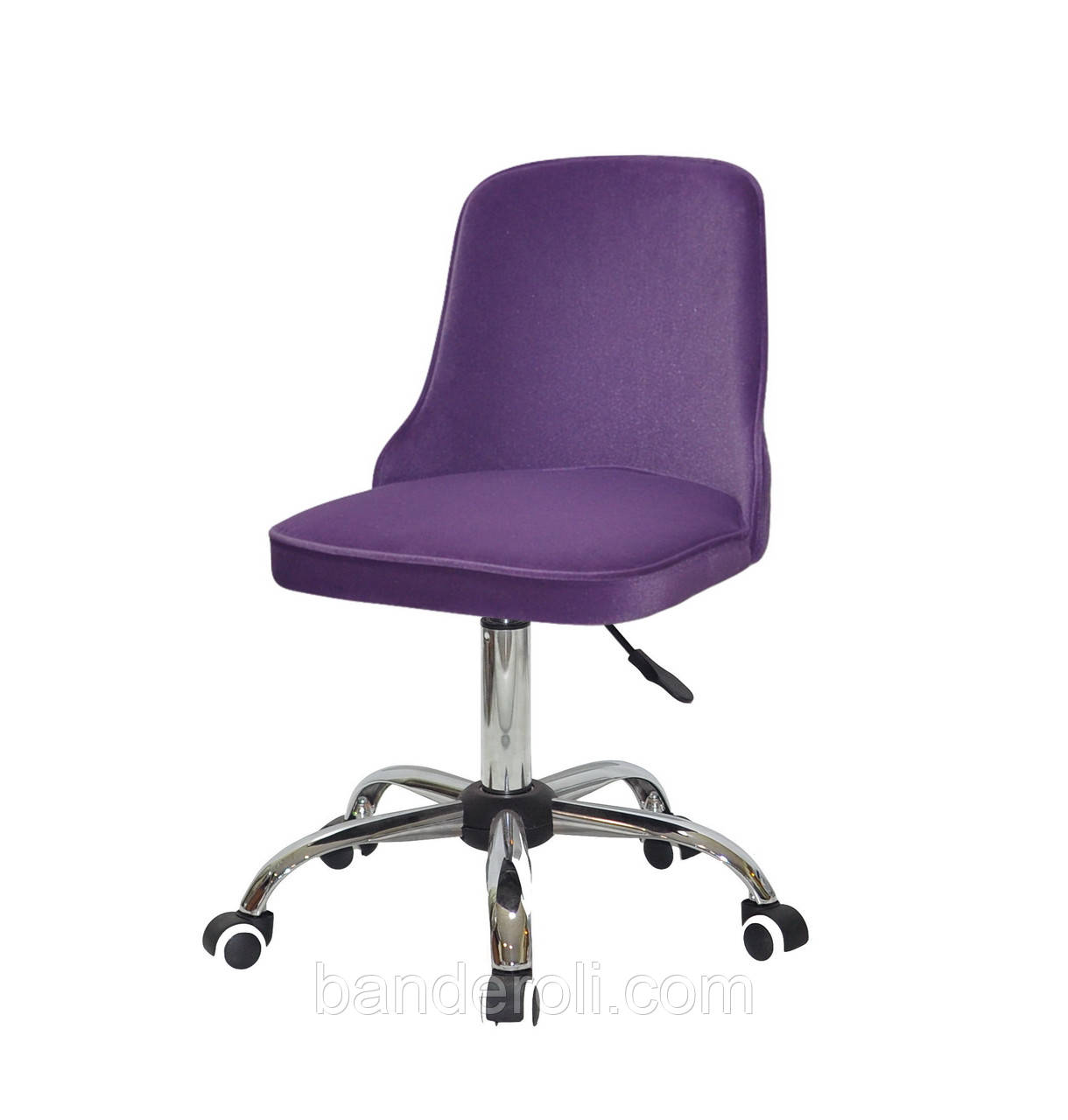 Крісло Adam CH-office оксамит пурпуровий B-1013, фото 1