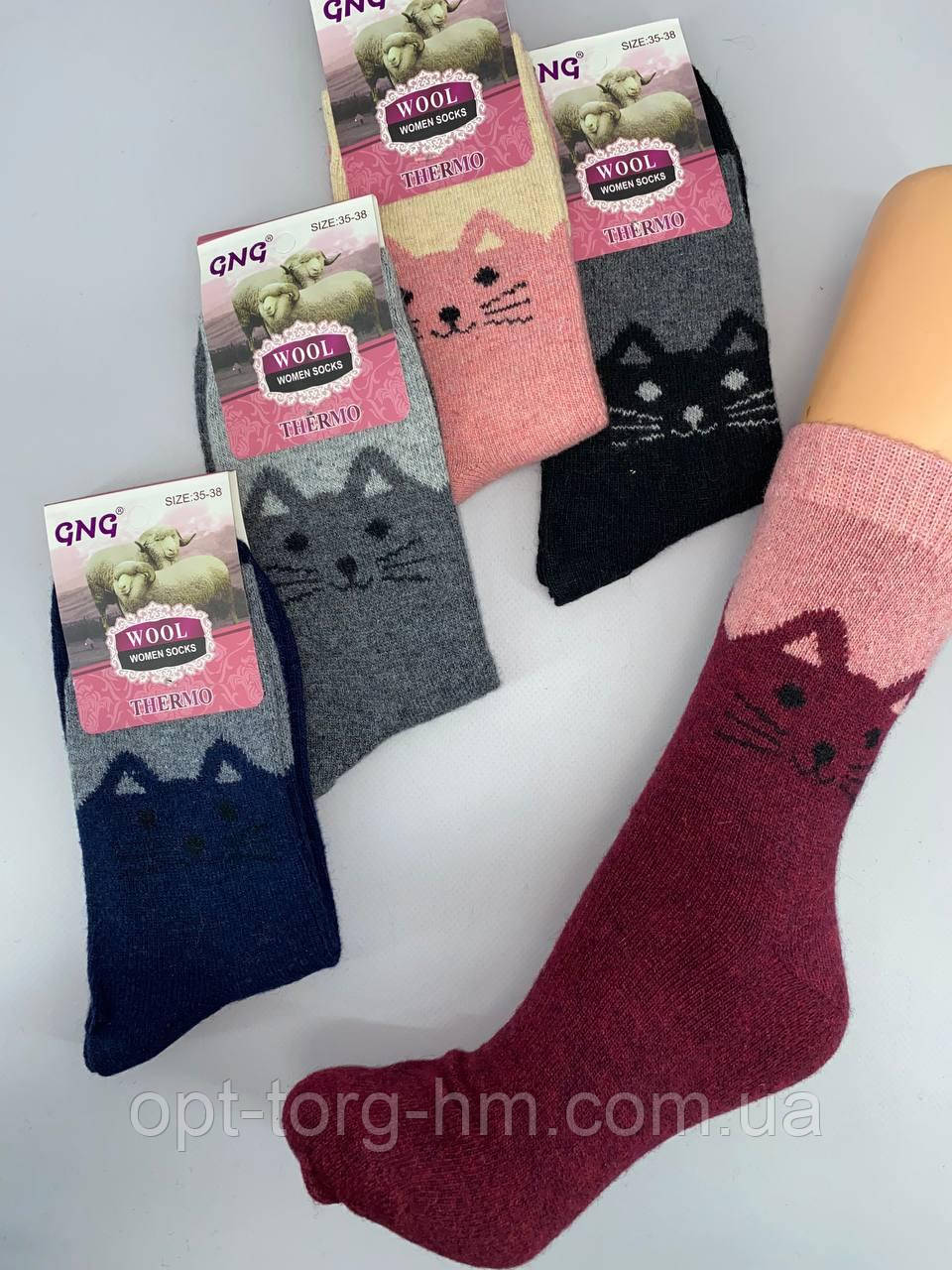 Жіночі шкарпетки Ангора (35-38взуття) 5 пар/уп, фото 1
