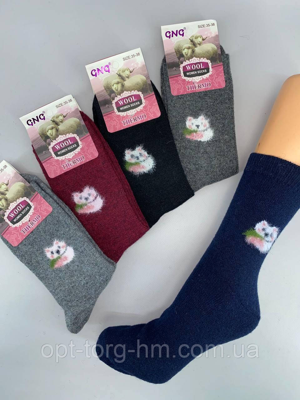 Жіночі шкарпетки Ангора (35-38взуття) 5 пар/уп, фото 1