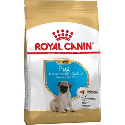 Сухий корм для цуценят породи мопс Royal Canin (Роял Канін) Pug Puppy 1.5 кг, фото 1