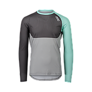 Джерсі POC MTB Pure LS Jersey, Lt Fluorite Green/Sylvanite Grey/Alloy Grey, S (PC 528448320SML1)