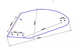Відвал (крило) плуга Gregoire Besson Bugnot 35GCC товщина 12 мм пластиковий композитний Текрон, фото 2