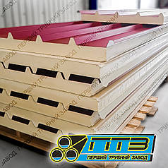 Сендвіч-панелі покрівельні з пінополіуретановим (PUR) наповнювачем 40 мм