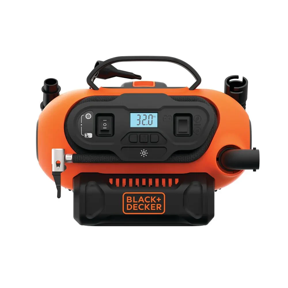 Компресор автомобільний акумуляторний BLACK+DECKER BDCINF18N, фото 1