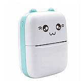 Портативний дитячий Bluetooth міні принтер бездротовий з термодруком без чорнила Android / IOS, фото 5