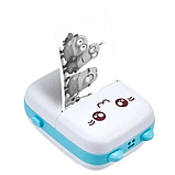 Портативний дитячий Bluetooth міні принтер бездротовий з термодруком без чорнила Android / IOS, фото 6