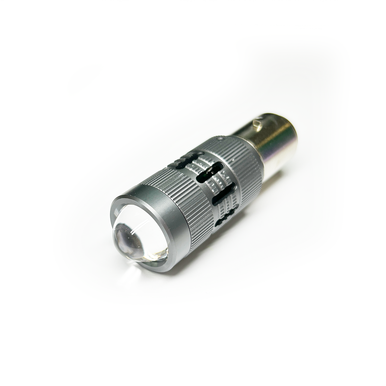 Мотолампа лінза BSmart LSK LED цоколь H6 BA20d 18Вт AC12V 36V / DC12V 80V white\white