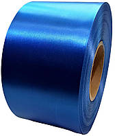 Синя сатинова стрічка 100мм/200м