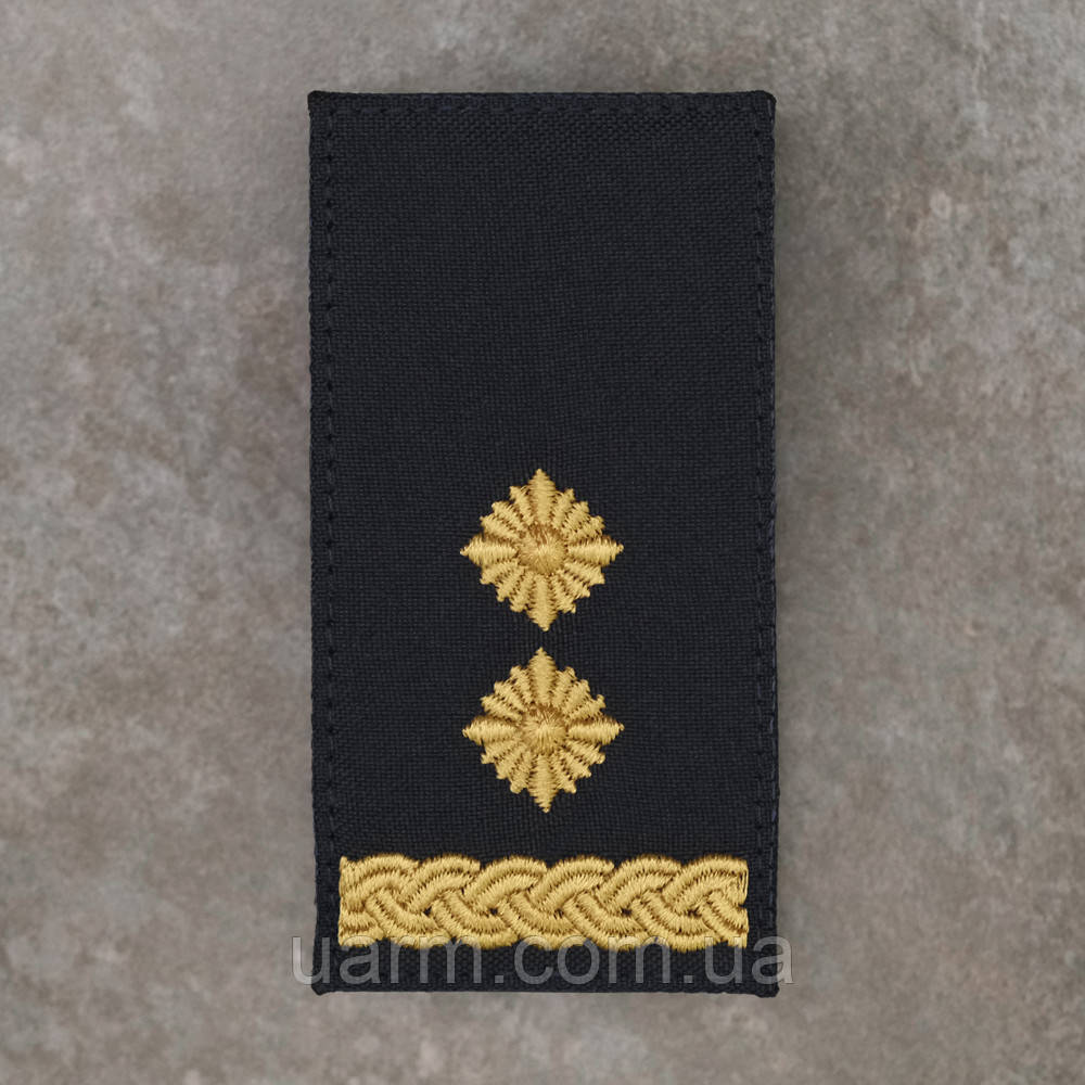 Погон НГУ підполковник синій 10.0 х 5.0