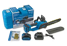 Аккумуляторная мини-цепная пила KRAISSMANN 3054 AKS-BL 20/2 MP (2 ЛАНЦЮГИ, У КЕЙСІ)