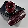 Nailsofthenight Negroni gel polish – темно-бордовий світловідбиваючий гель-лак для нігтів, 10 мл, фото 3