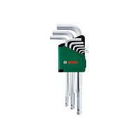 Набір шестигранних ключів BOSCH 9 шт (1600A02BX9)