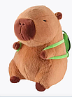 М'яка іграшка "Капібара з рюкзаком черепашкою" 50см, фото 2