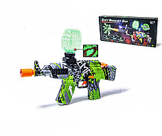 Автомат на гелієвих орбізах 555-1Y акумуляторний з неоновими кулями, 14+.