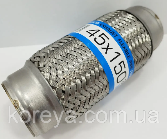 Гофра глушника 45х150 (3-шарова) Лічетті, приймання., фото 1