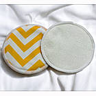 Комплект багаторазових прокладок для лактації (3 пари) Геометрія, фото 2