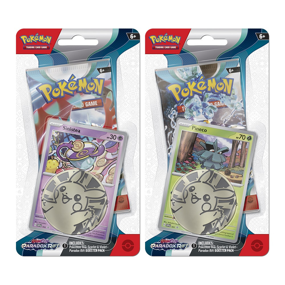 Pokemon TCG Колекційна карткова гра SV04 Paradox Rift Checklane Blister