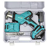 АКБ шабельна пила для саду GRAND ПС-20К PRO Пила шабельна професійна (2 АКБ, Кейс), фото 3