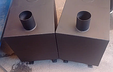 Піч буржуйка з плитою сталь 5 мм до 50 м2, фото 3