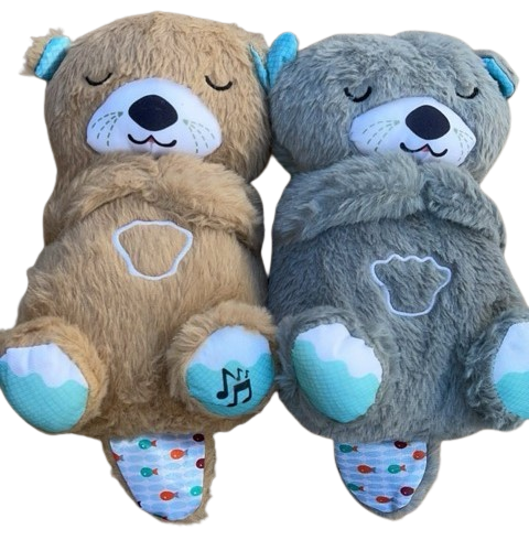 М'яка іграшка-нічник із функцією дихання Казкові сни Видри, фото 1