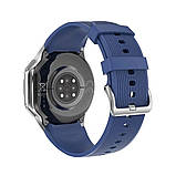 Розумний годинник NO.1 DT WATCH X з можливістю під'єднати навушники (Сріблястий), фото 5