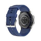 Розумний годинник NO.1 DT WATCH X з можливістю під'єднати навушники (Сріблястий), фото 6