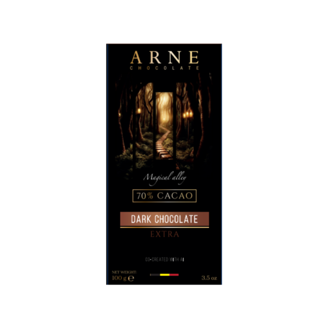Шоколад Arne Extra чорний 70% 100г, фото 1