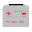 Акумулятор гелевий 12 V 40 Ah LPM-GL для ДБЖ і сонячних батарей герметичний тривалий термін експлуатації, фото 3