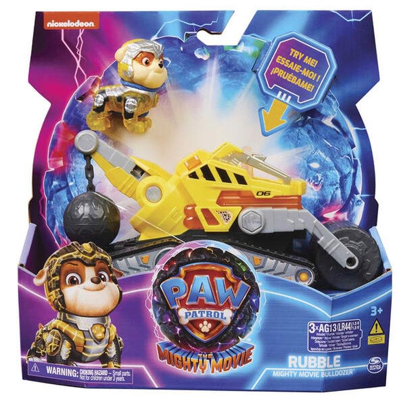 Ігровий набір PAW Patrol The Mighty Movie Рятувальний автомобіль-трансформер з водієм Кремез, фото 1
